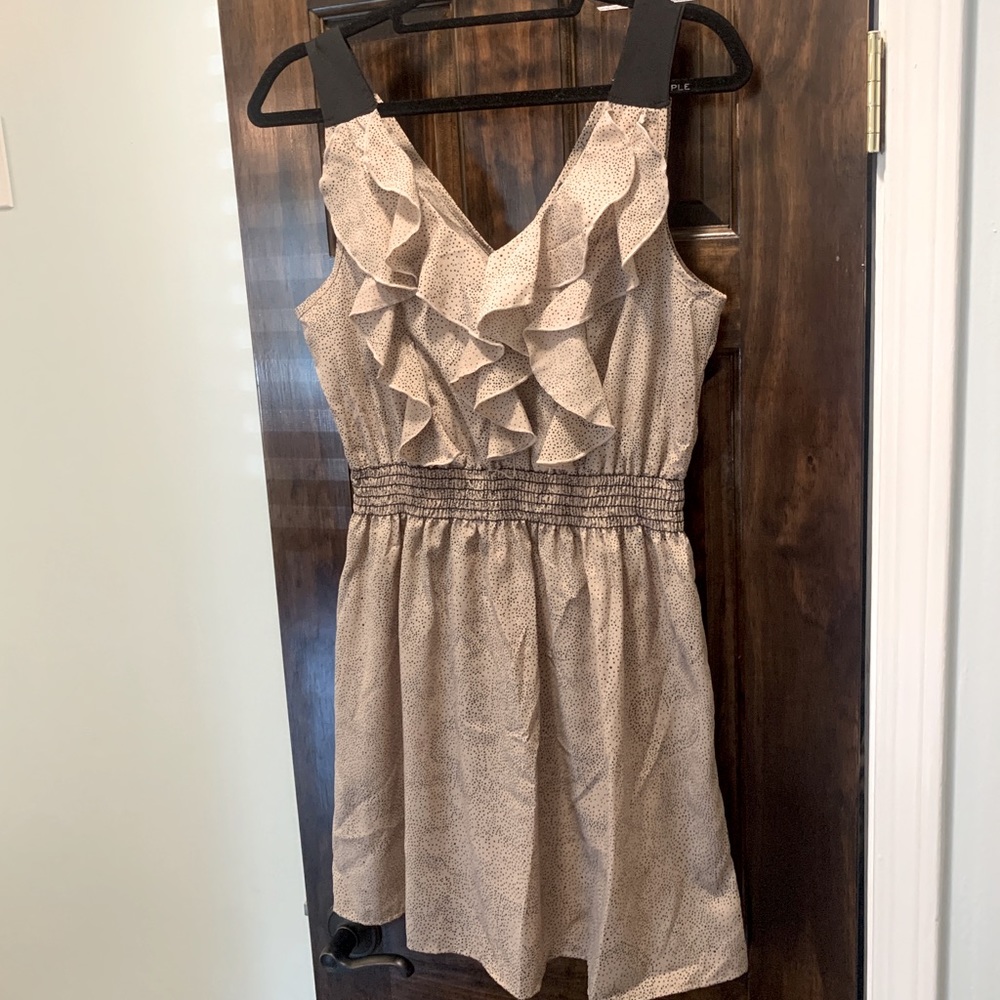 Pale pink mini dress